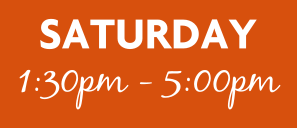 Saturday 1.30-5